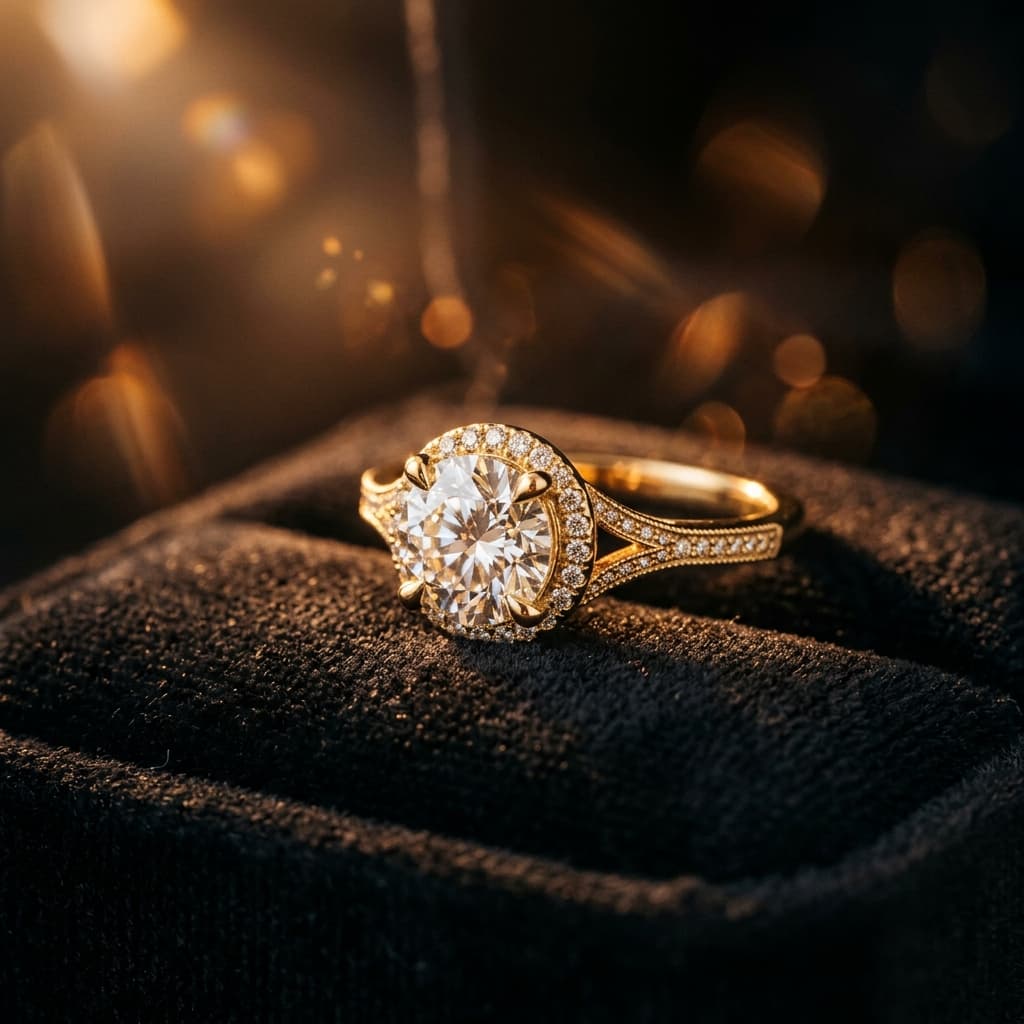Macro jewelry background