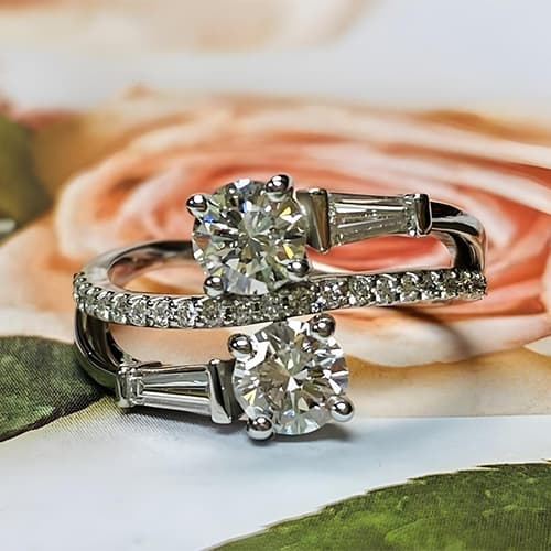 Luxury jewelry styled for a refined collection page